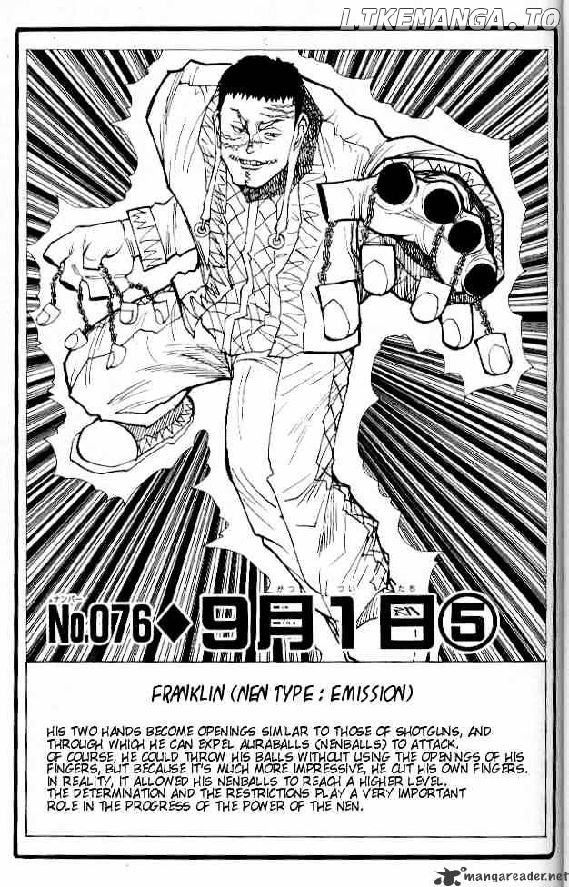 Hunter x Hunter, Chapter 76 image 01